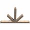 Ekena Millwork Saratoga Smooth Timber Gable Bracket, Douglas Fir, 84"W x 56"H x 5 1/2"D x 5 1/2"F, 16/12 Pitch GBW084X56X0606SAR00SDF - alternate 5